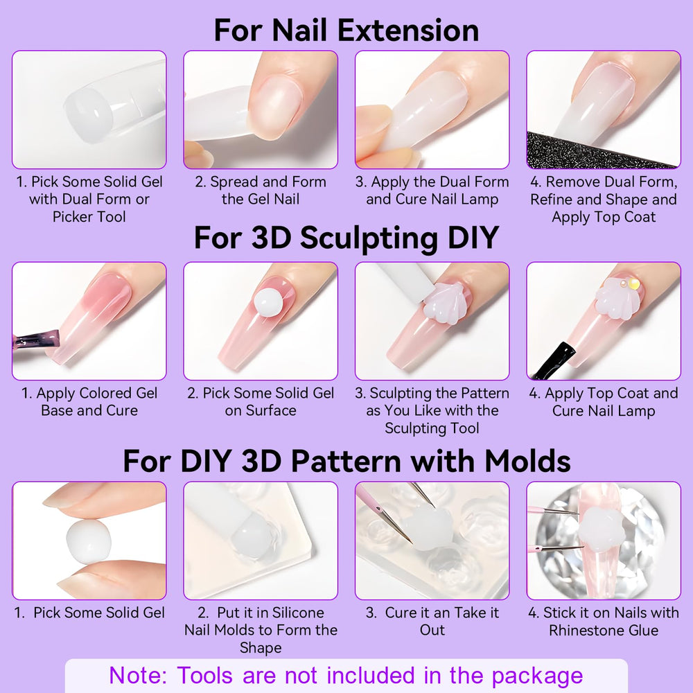 Makartt non-sticky gel texture for simple shaping