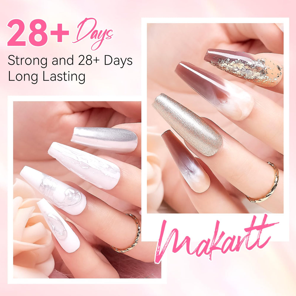 Makartt durable gel extension formula supports long lasting nails