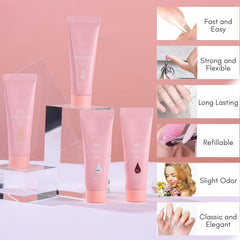 Preparation tools and slip solution aid smooth Makartt gel application.