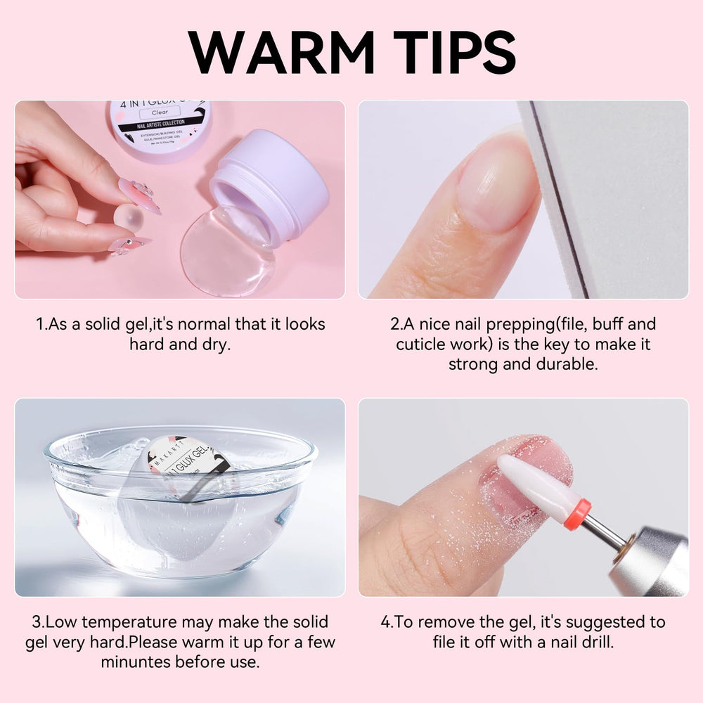 Makartt gel removal by filing makes fills simple.