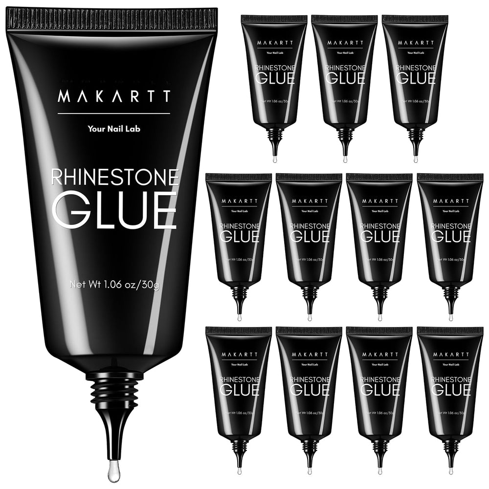 Makartt rhinestone glue gel 30ml tubes for secure 3D nail art designs