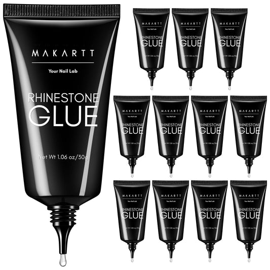 Makartt rhinestone glue gel 30ml tubes for secure 3D nail art designs