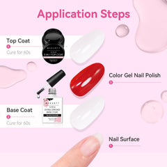 Makartt strong base coat suitable for sensitive and fragile nails.