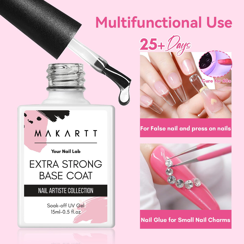 Makartt top coat gel brush ready for precise, glossy finishes.