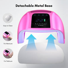 Makartt lamp with detachable base for easy cleaning.