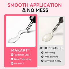 Makartt vegan cruelty-free formula for comfortable, odor-free nail art applications.
