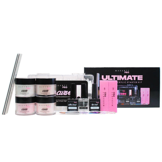 MakarttPro pink champagne acrylic powder for smooth self leveling beads