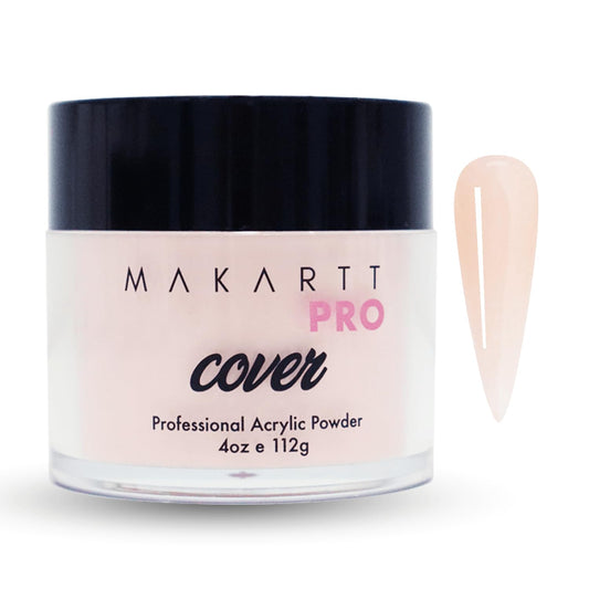 MakarttPro creamy almond powder container for reliable nail extension coverage.
