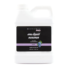 MakarttPro grape-scented monomer bottle 16oz with low odor for smooth acrylics
