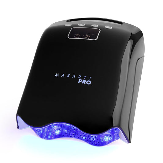 MakarttPro LuxuriaPro 98W front view lamp ideal for quick, even gel curing.