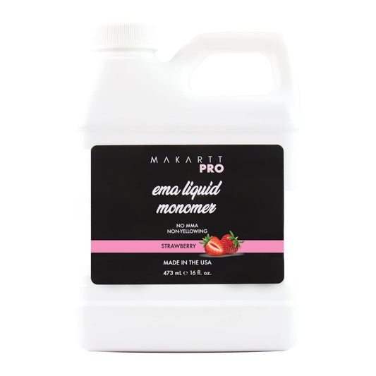 MakarttPro strawberry scented monomer bottle enhances client experience with a refreshing aroma