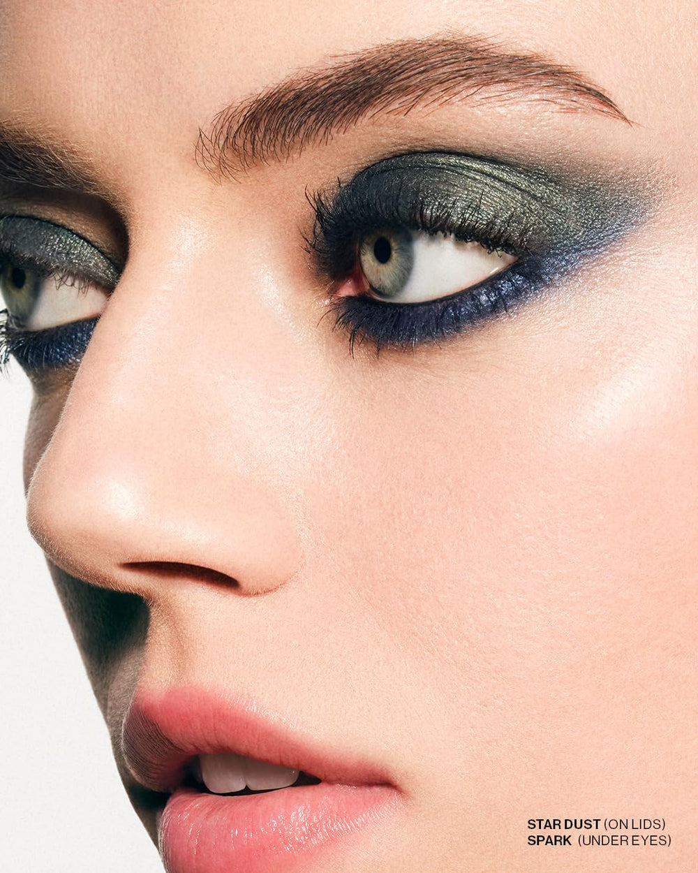 MAKE Beauty vegan, dermatologist-tested, cruelty-free shadow safe for sensitive skin.