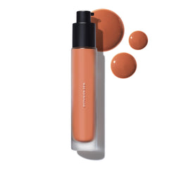 MAKE Beauty Diffusion Dew Skin Tint bottle showcases a natural radiant finish for glow.