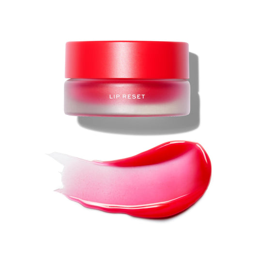 MAKE Beauty Lip Reset overnight mask tube shows rich hydration for dry lips.