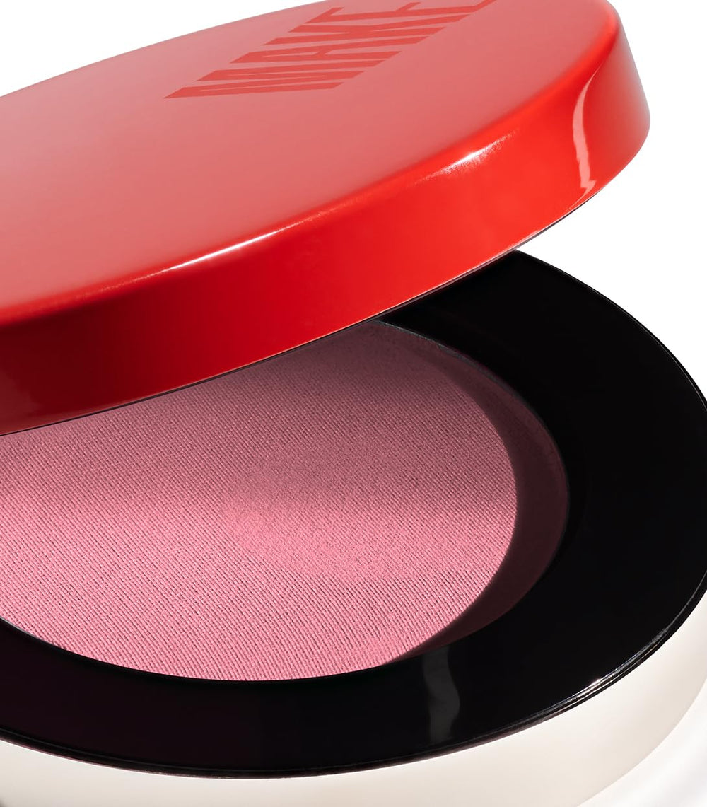 Make Beauty Skin Mimetic Blush application swatch showing seamless blend.