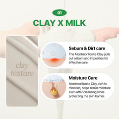 MAKEP:REM milk protein extract visual emphasizing nourishing hydration.