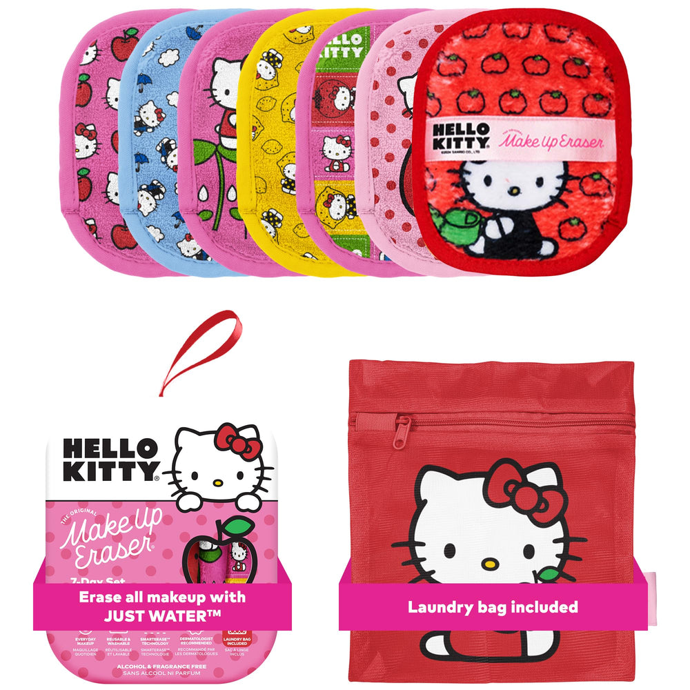 MakeUp Eraser 7-Day Set Hello Kitty Classic packaging for easy makeup removal.