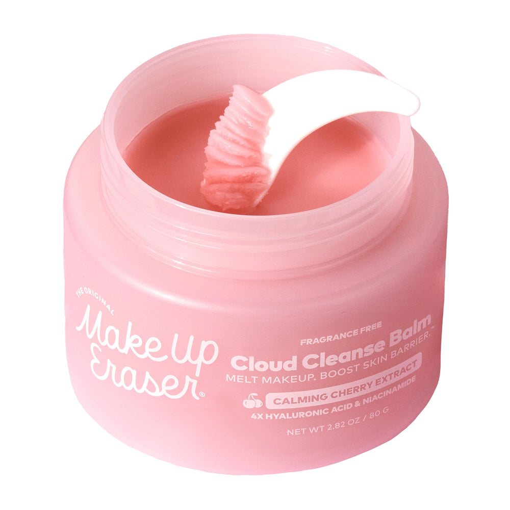 MakeUp Eraser Cloud Cleanse Balm jar showing balm texture for easy makeup removal