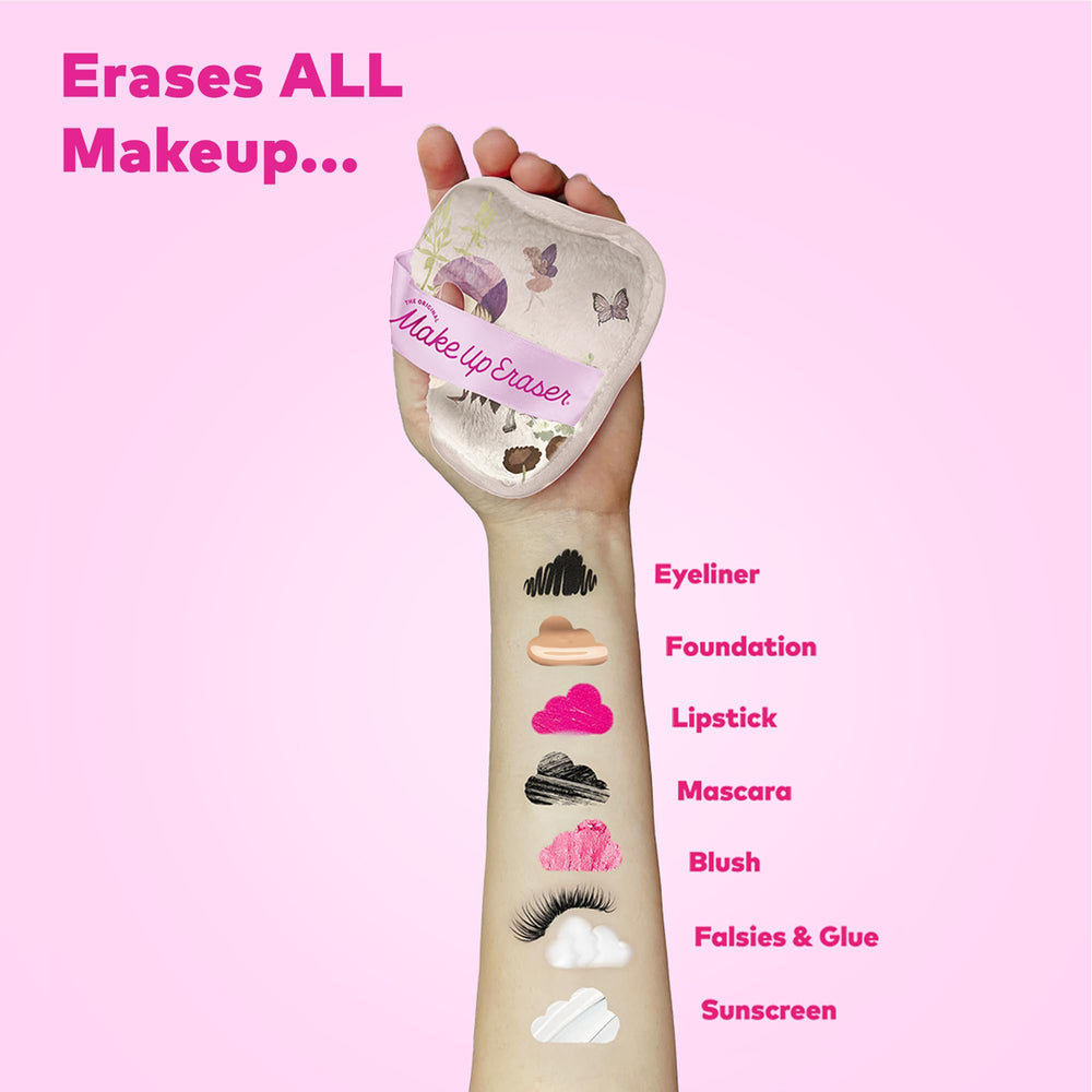 MakeUp Eraser lash-extensions-safe cloth used near eyes