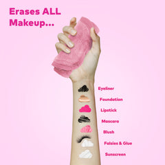 MakeUp Eraser Mini PRO 3-pack is machine washable for long-term reuse.