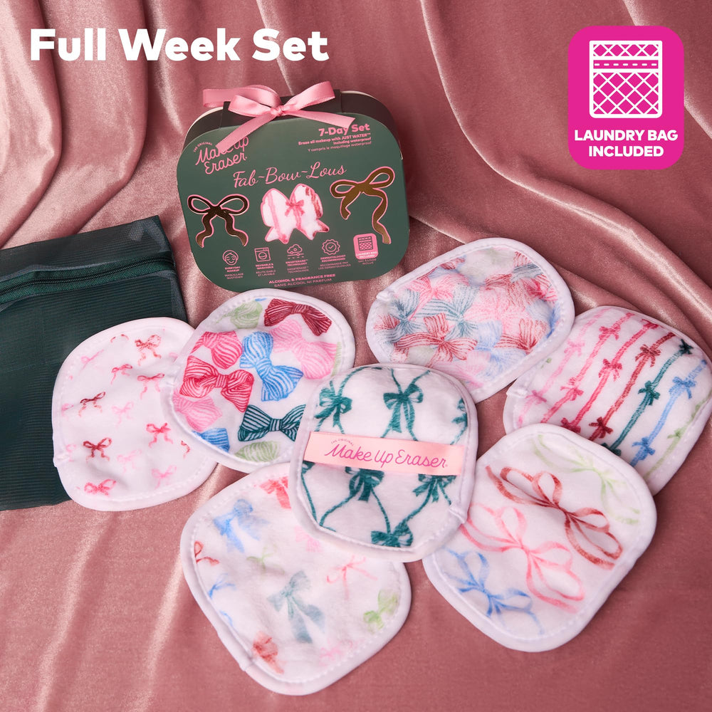 MakeUp Eraser Original 7-Day Set care and washing guide for long-lasting performance.