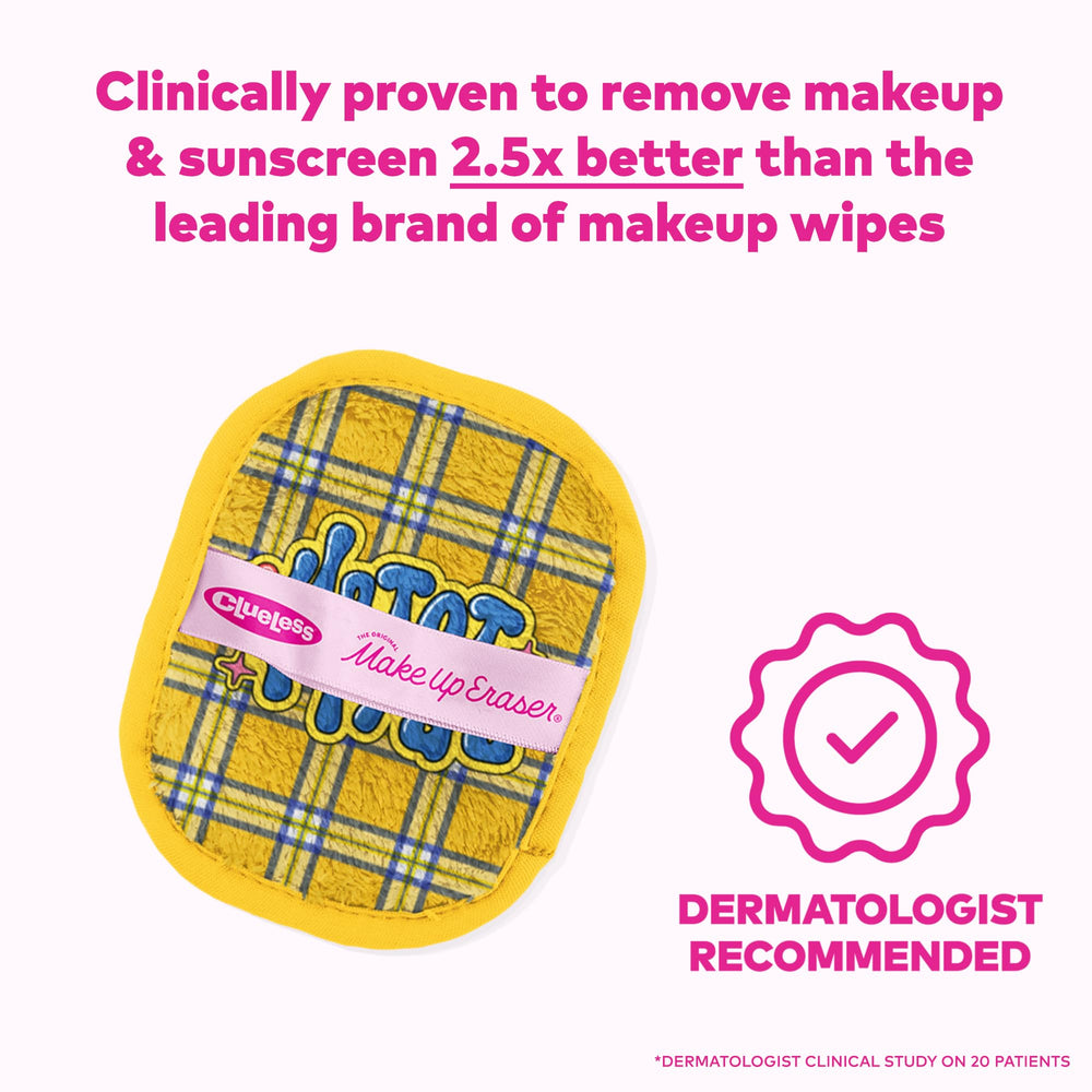 MakeUp Eraser Original cloud-soft fibers feel gentle on skin while removing makeup with water.