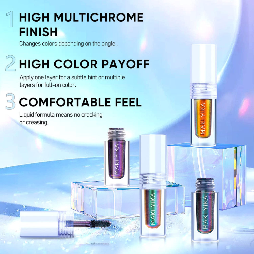 Maki Yika glitter liquid eyeshadow vegan cruelty-free with cosmetic-grade glitter
