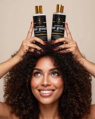 MAKOF BEAUTY 16 oz bottle in packaging highlights value.