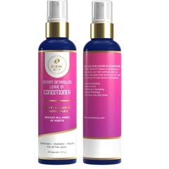 MAKOF BEAUTY Leave-In Conditioner Spray detangles for easier styling.