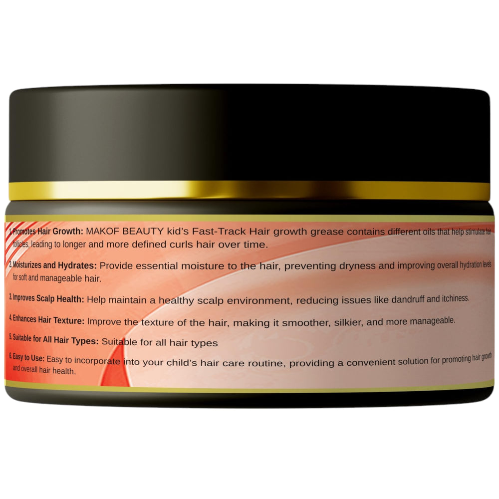 MAKOF BEAUTY mango butter softness close-up reveals smooth, manageable hair.