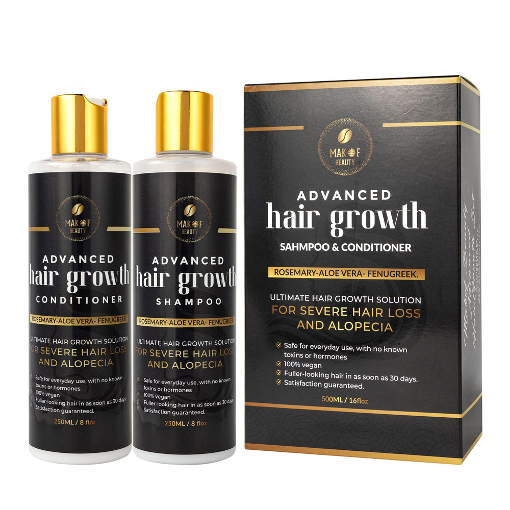 MAKOF BEAUTY Vegan formula packaging emphasizes toxin-free care.
