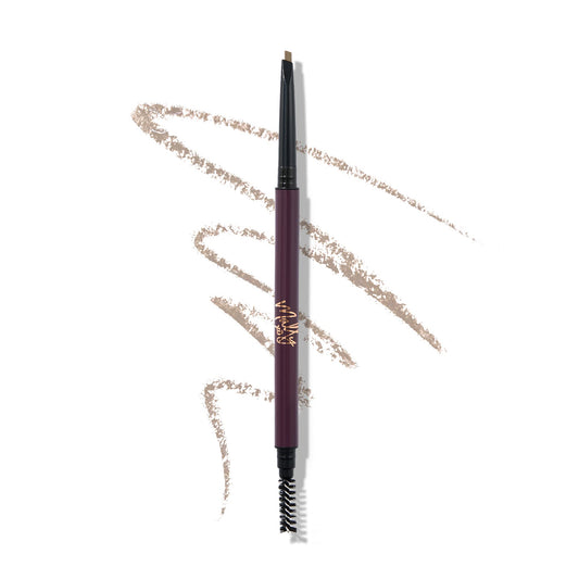 Mally Beauty Full Dreams Brow Pencil blonde tip close-up for precise definition.