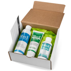 Man1 Man Oil bottle showcases hydrating formula for intimate skin.
