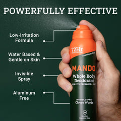 Mando aluminum-free bottle promotes safe, gentle protection