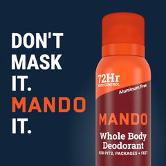 Mando Bourbon Leather label notes fragrance and safety.