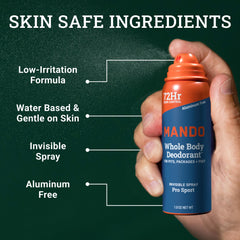 Mando mini trio display showing all formats for versatile odor control.