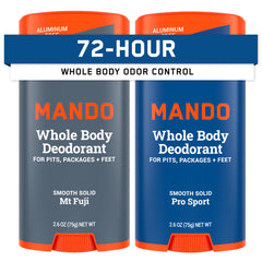 Mando Mt Fuji deodorant stick front view shows long-lasting odor control.