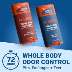Mando Pro Sport deodorant stick with smooth application.