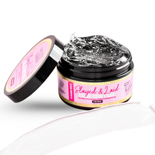 The Mane Attraction edge-control gel 3oz bottle for a strong, flake-free, all-day hold