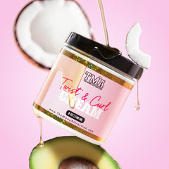 Soft, shiny curls with no crunch after using The Mane Attraction Twist & Curl Defining Cream.