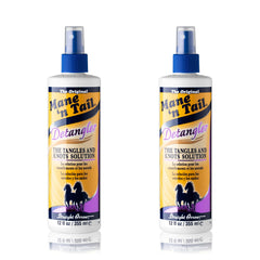 Mane 'n Tail Apple Blossom Detangler bottle smooths tangles and adds gentle shine.