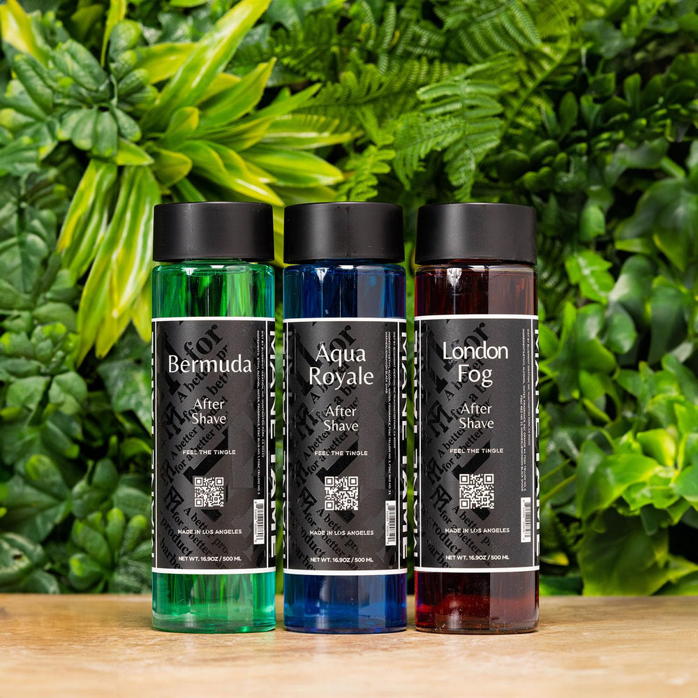 MANE TAME Bermuda on wood surface highlights warm cedar and vetiver base