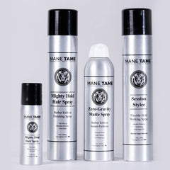 Mane Tame Session Styler spray mist distributes evenly for effortless styling.
