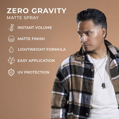 Mane Tame Zero-Gravity Spray provides a matte finish for a modern look