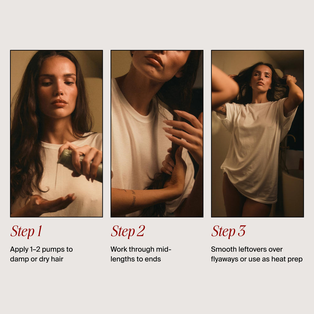 MANE IVY damp-to-blowout-ready transformation for quick salon-like results