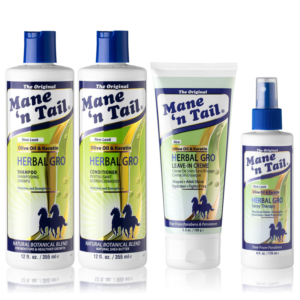 Mane 'n Tail Herbal Gro Shampoo bottle for gentle cleansing and shine