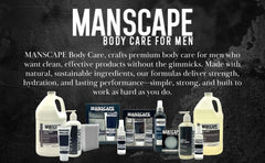 MANSCAPE 12 oz bottle for daily moisturizing