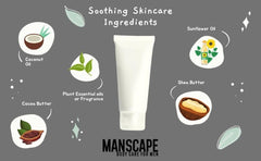 MANSCAPE lotion with shea butter for soft hands