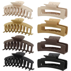MAORULU extra-large hair clip in black grips thick hair securely for all-day wear.