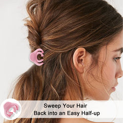 MAORULU lightweight 0.2 ounce clips feel barely noticeable on the head.